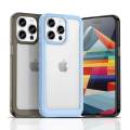tzmar for iPhone 15 Pro Candy Color Hard Case Transparent Shockproof Back Phone Cover.