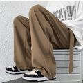 MIXGEORANew Design Sense Western Trousers MeninsPu Shuai High-Grade Pants Draping Effect Brown Suit Pants. 