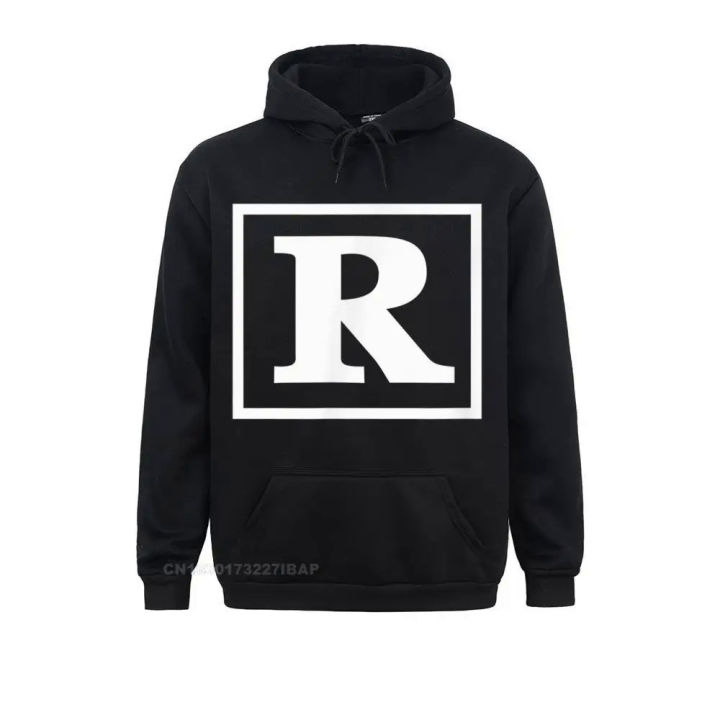 Rated R Funny Motion Picture For Movie Lovers Movie Quotes Hoodies Fashion Cool Long Sleeve Male Sweatshirts Hoods