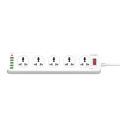LDNIO SC10610C Power Socket Extension Universal Power Strip With 10 Outlets 2M. 