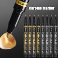 Gold and Silver Oil-based Paint Markers for Rock Models Metal Any Surface. 