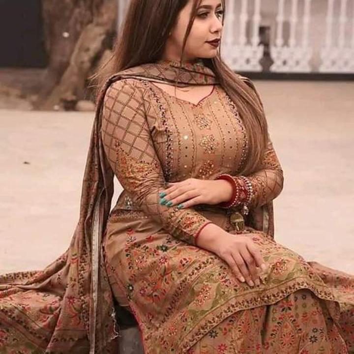 মেয়ে/মহিলাদের জন্য ঈদ এক্সক্লুসিভ সারারা চায়না লিনেন ঘার রেডিমেড থ্রি পিস - 308370606