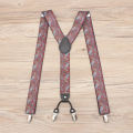 Cross-border supply Adult Suit Suit Trousers Suspenders Men's suspender Paisley Strap Buckles Pants Suspenders. 