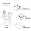 5V 2A EU Plug USB Adapter Mobile Phone Wall Charger For OPPO A12 A15 A1K A5 A9 A7 A8 F9 F11 Pro Samsung A7 2018 Micro USB Cable. 