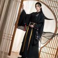 Han Chinese Clothing for Men Style Fairy Style Large Size Ancient Costume Handsome Ancient Style Chivalrous Scholar Student Summer Business Attire. 