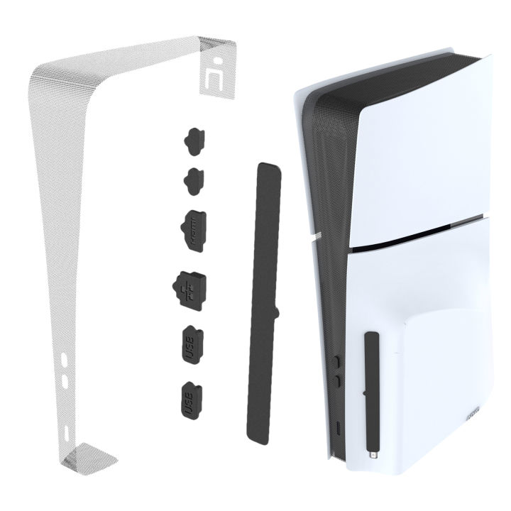 Qiunery%20Dust%20Cover%20Net%20Plugs,%20Dust%20Protector%20Cap,%20Prevent%20Dust%20Pet%20Hair,%20Game%20Console%20Protection%20Accessories,%20Compatible%20For%20PS5%20Slim%20Game%20Console%20Disc%20Digital%20Edition%20-%20Image%209