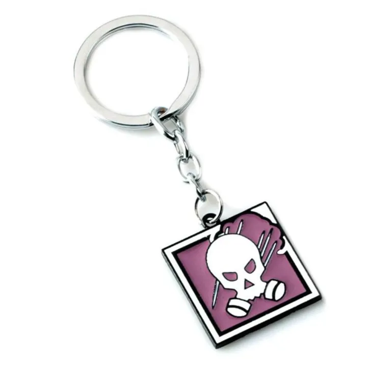 Game Rainbow Six 6 Siege Keychain keyring portachiavi llaveros men women fashion jewelry key chains gift