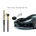 1M 3.5mm Jack Audio Cable Adapter Male To Male 90 Degree Right Angle Flat Aux Audio Adapter. 