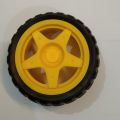 2 pieces of Smart Robot Car wheel Tyres needed with Gear Motor.