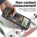 ANENG SZ08 Digital Multimeter Ultra-Thin Storage Professional Multimetro Auto Voltmeter AC DC Resistance Handhold Testers(Black) - multimeter. 