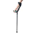 Adjustable Fiber Elbow Crutch Walking Stick Universal Size-Black and Blue.