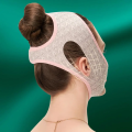1pc Face Slimming Bandage Mask (Free Size) Face V Shaper V Line Cheek Chin Neck Shaper Massage Strap Belt Relax Lift Up Mask Beauty Face Sculpting Sleep Mask. 