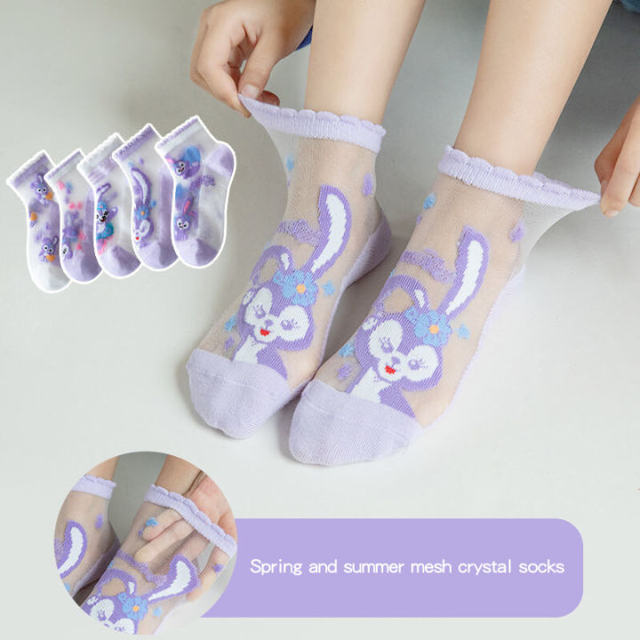 I%20LOVE%20DADDY%20&%20MUMMY%205pcs/Lot%20Baby%20Girls%20Cartoon%20Socks%20Mesh%20Breathable%20Thin%20Princess%20Socks%20Lace%20%20Lovely%20Dot%20Crystal%20Silk%20Kids%20Socking%20Toddler%20Socks%20Baby%20Accessories%20For%20Children%20-%20Image%207