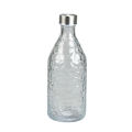 Buxton Clear glass Bottle for water Milk , reusable water bottle 1000ML. 