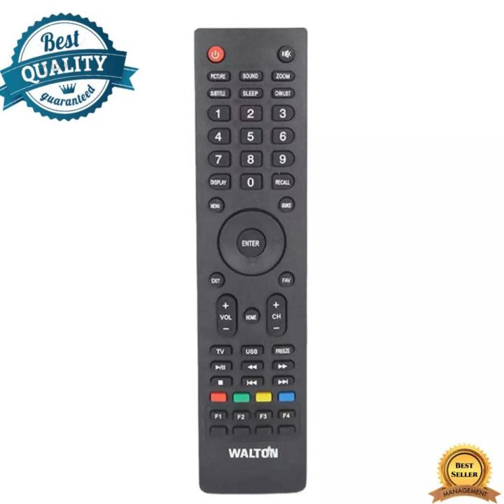 Walton Universal TV LED-LCD Remote Control - Black ( 1pcs)