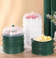 5 Layer Food Plate Cover Dustproof Flyproof Breathable Easy to Multifunctional Leftovers Cover Suitable for Kitchen.