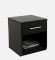 Royal Decor M06 Exclusive Black Bedside Table With Drawer, SIze: 18*16*12 inches.. 