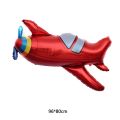 3Pcs New Large Airplane Balloons Inflatable Toy Fighter Aircraft Aluminum Foil Balloons Birthday Party Decorations Aircraft Air Balloon Baby Shower. 