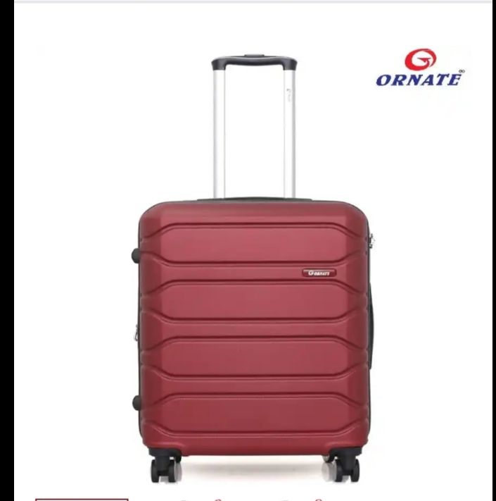Ornate%20Hard%20Trolley%20Luggage%20Maroon%20-%20Image%202