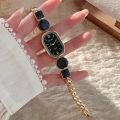 Inspired by 2022 New Women's Wristwatches Vintage Gold Bracelet Watch Woven Strap Round Dial Temperament Noble Send Lover Send Wife.