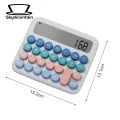 Mechanical Keyboard Calculator Retro Design Mechanical Switch Calculator Fast Accurate Typing Large Buttons Lcd Display Ideal Office Supply for Southeast Asian Buyers Clear Sound Calculator. 