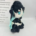 1pc 26cm Anime Demon Slayer Tokitou Muichiro Plush Cosplay Hashira Fans Collection Props Gifts. 