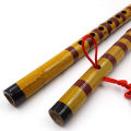 Traditional Long Bamboo Flute Clarinet Student Musical Instrument 7 Hole 42.5cm. 