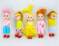 Plastic Doll Set For Kids Beautiful Doll Set - Multicolor 5PCS. 