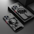 Magnetic Coconut Palm Pattern Case For iPhone 15 14 Pro Max 13 12 11 For Magsafe Wireless Charge Matte Hard Back Cover Fundas.