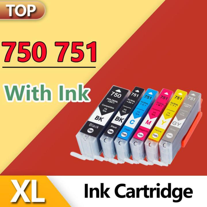 Canon751 Ink 【The-Best】 Compatible Canon 750 Canon 751 Canon CLI-751XL PGI-750 750XL ...