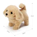 Kids Plush Walking Barking Retriever Puppy Electronic Interactive Pet Dog Toy. 