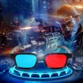 Red & Blue 3D Glasses Black Frame for Dimensional Anaglyph TV Movie DVD Game Video Glasses 3d Glasses for Projector TXTB1.