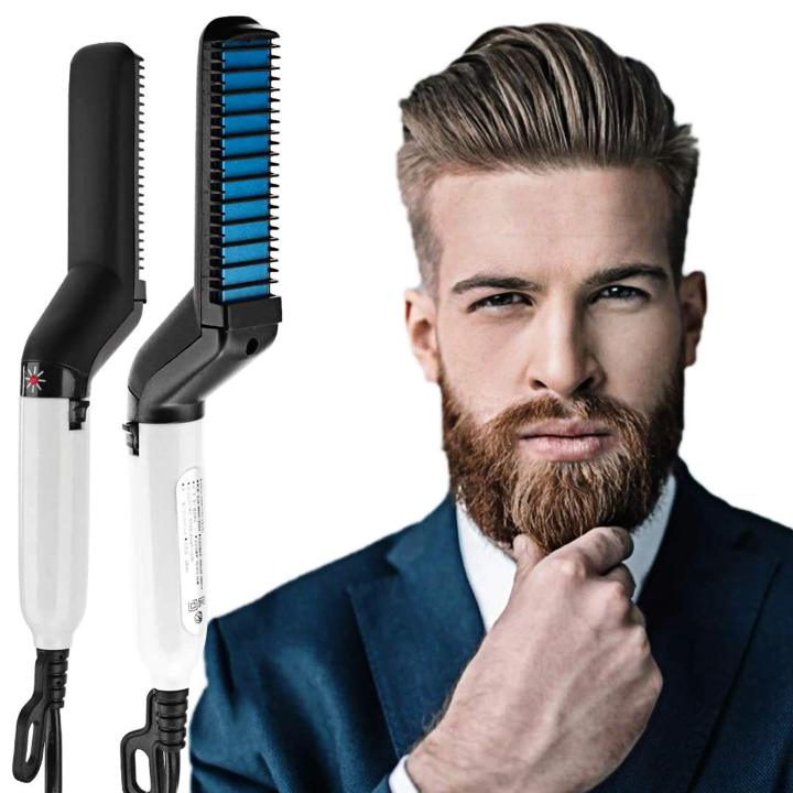 Modelling Comb Men Beard and Hair Quick Straightener Daraz .bd