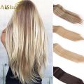 【Clearance sale】 20 colors 16 clips Long Straight Synthetic Hair Extensions Clips in High Temperature Fiber Hairpiece.
