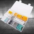 Self-Drilling Screw Set 200pcs High Strength Self-Tapping + Plastic Expansion Wall Anchor Tube Plug With Box.