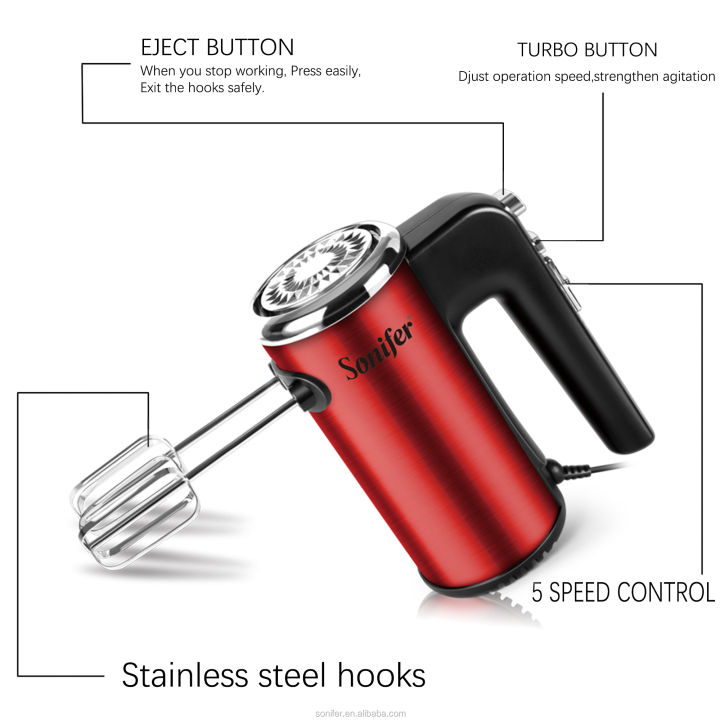 Sonifer%20Electric%20Whisk%205-Speed%20Ultra%20Power%20Hand-held%20Baking%20Mixer%20SF-7024,red,400W%20-%20Image%207