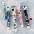 Astronaut Ballpoint Pen Ten Color Press Pen Press Multi-color Pen. 
