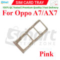 Oppo A7/AX7 Sim Tray Micro SD Card Slot with Sim Ejector Pin Replacement Part. 