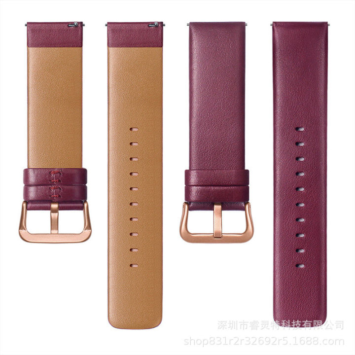 %5Bautismaut%5D%20Leather%20Strap%2023mm%20Universal%20for%20Raw%20Ears%20Fitbit%20versa2/versa%20Lite%20Smart%20watch%20strap%20-%20Image%204