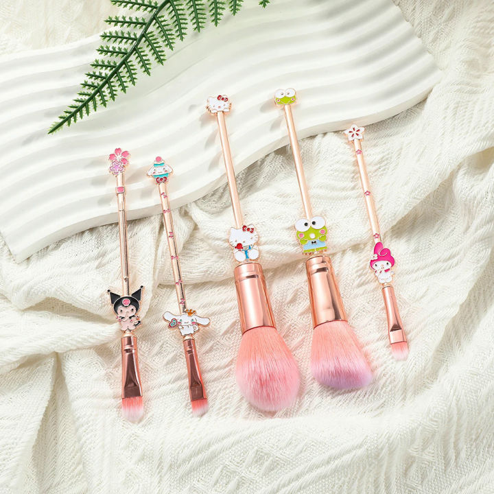 5%20pcs/set%20kitty%20cat%20makeup%20brush%20set%20anime%20cute%20soft%20fluffy%20women's%20cosmetic%20makeup%20tools%20foundation%20brush%20eyeshadow%20brush%20gifts%20-%20Image%205
