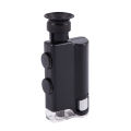 Portable 200X~240X Zoom Microscope Pocket Handheld Led Lamp.