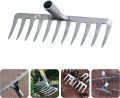 Grass Mowing Rake Planting Tool Bow Rake (11 teeth) 1 Pcs. 