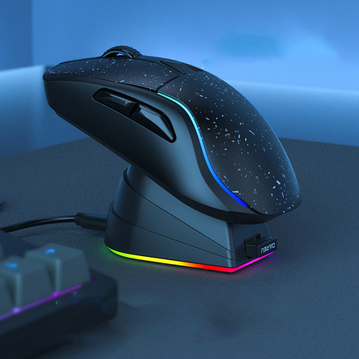 Dareu A950 Pro Wireless Mouse Rgb Portable Bluetooth Tri-Mode Paw3395 4k Gaming Mouse For Computer Keyboard Pc Office Mice Gift