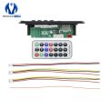 【Alizeker Mall】MP3 Sound Card Decoder Board Car 12V AUX Bluetooth Module MP3 Player Remote Control USB FM Aux Radio for Car. 