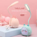 Cute Cartoon Design Rechargeable Table Lamp Foldable Design Animals Reading Light. 