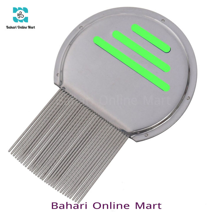 Stainless%20Steel%20Dog%20Lice%20Comb,%20Detangling%20Grooming%20Tool,%20Nits%20Brush%20for%20Pet%20Grooming%20-%20Image%203