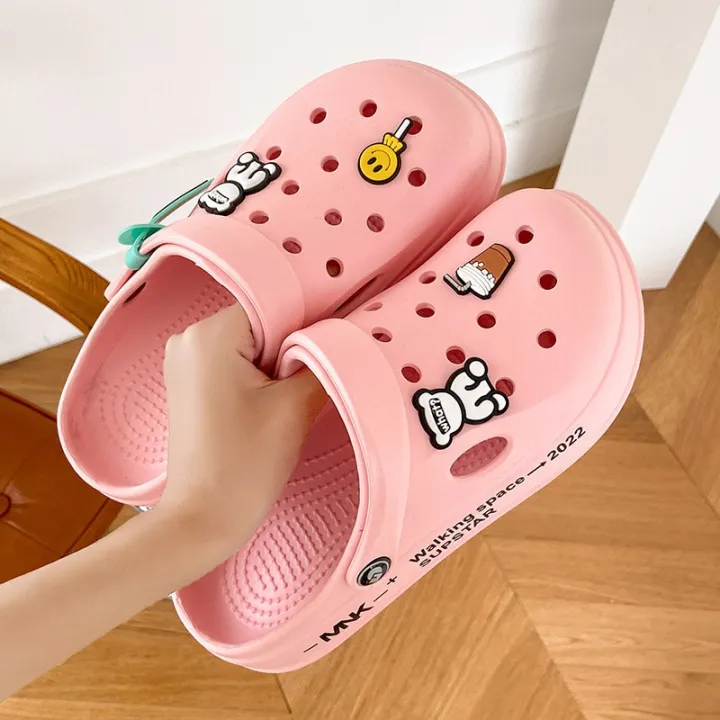 Women%20Hole%20Shoes%20Summer%20Non-slip%20Couples%20EVA%20Sandals%20Girl%20Beach%20Shoes%20Home%20Slippers%20Outdoor%20Personalized%20Sandals%20Women%20Slippers%20-%20Image%205