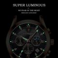 POEDAGAR Fashion Mens Watches Waterproof Luminous Top Brand Luxury Quartz Wristwatch Full Stell Military Watch Clock.