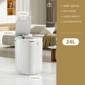 Trash Sensor Smart Touchless Induction Lid Can Bin With Wastebasket Capacity Bathroom For Kitchen Large Trash Electric. 