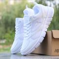 Spring and Summer Leather Surface Sneakers Waterproof Casual Shoes White Running Shoes Student Fashionable Shoes White Sneakers Unisex Shoes Tennis Shoes.